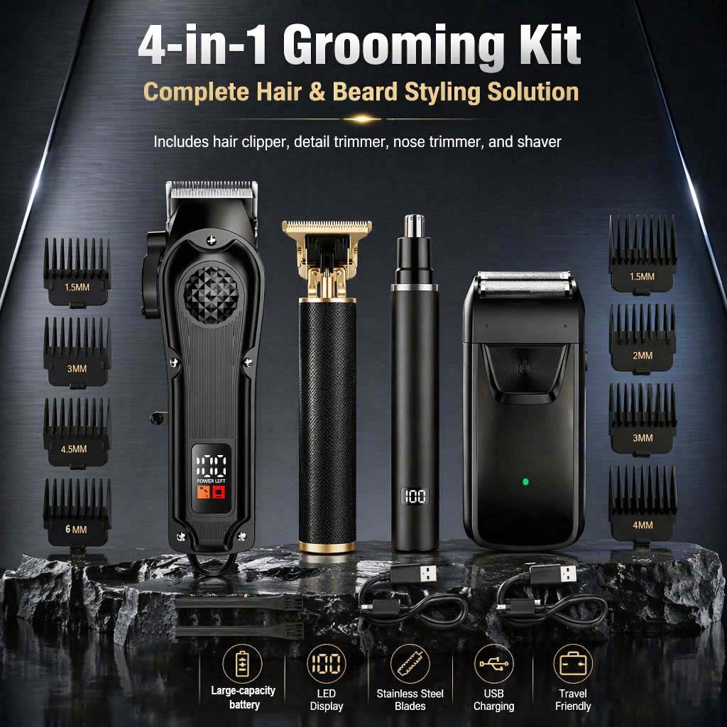Home Barbershop - Многофункциональный мужской набор для стрижки волос