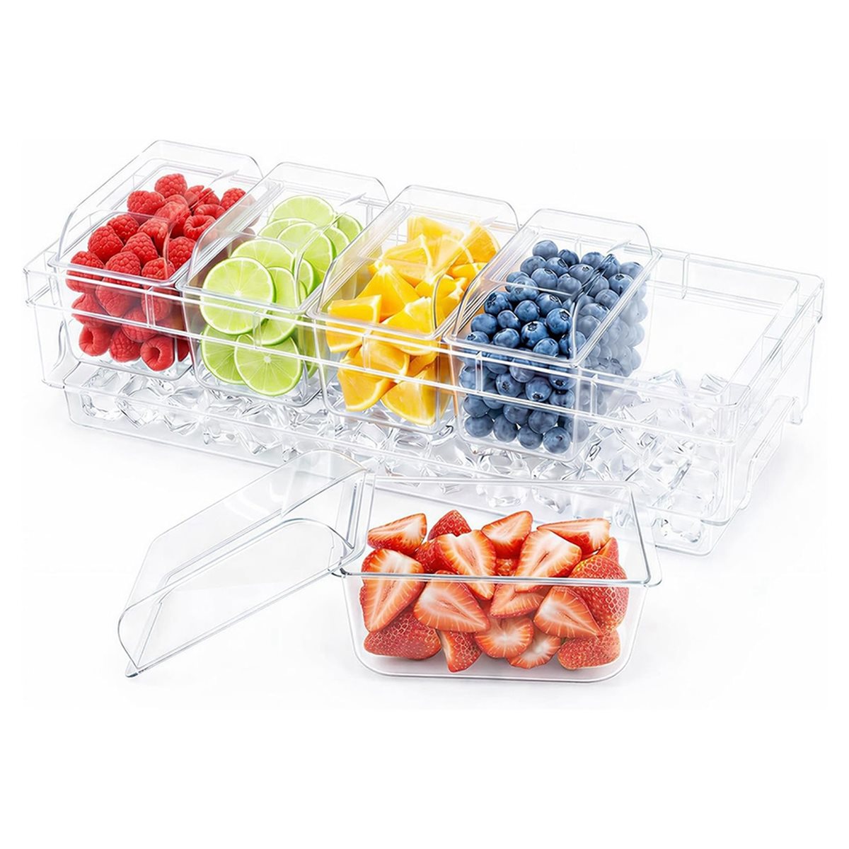 Охлаждающие контейнеры для соу – обзор и цена Garnish Tray Set